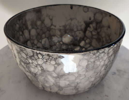 Planter L (Black Bubble) - P008