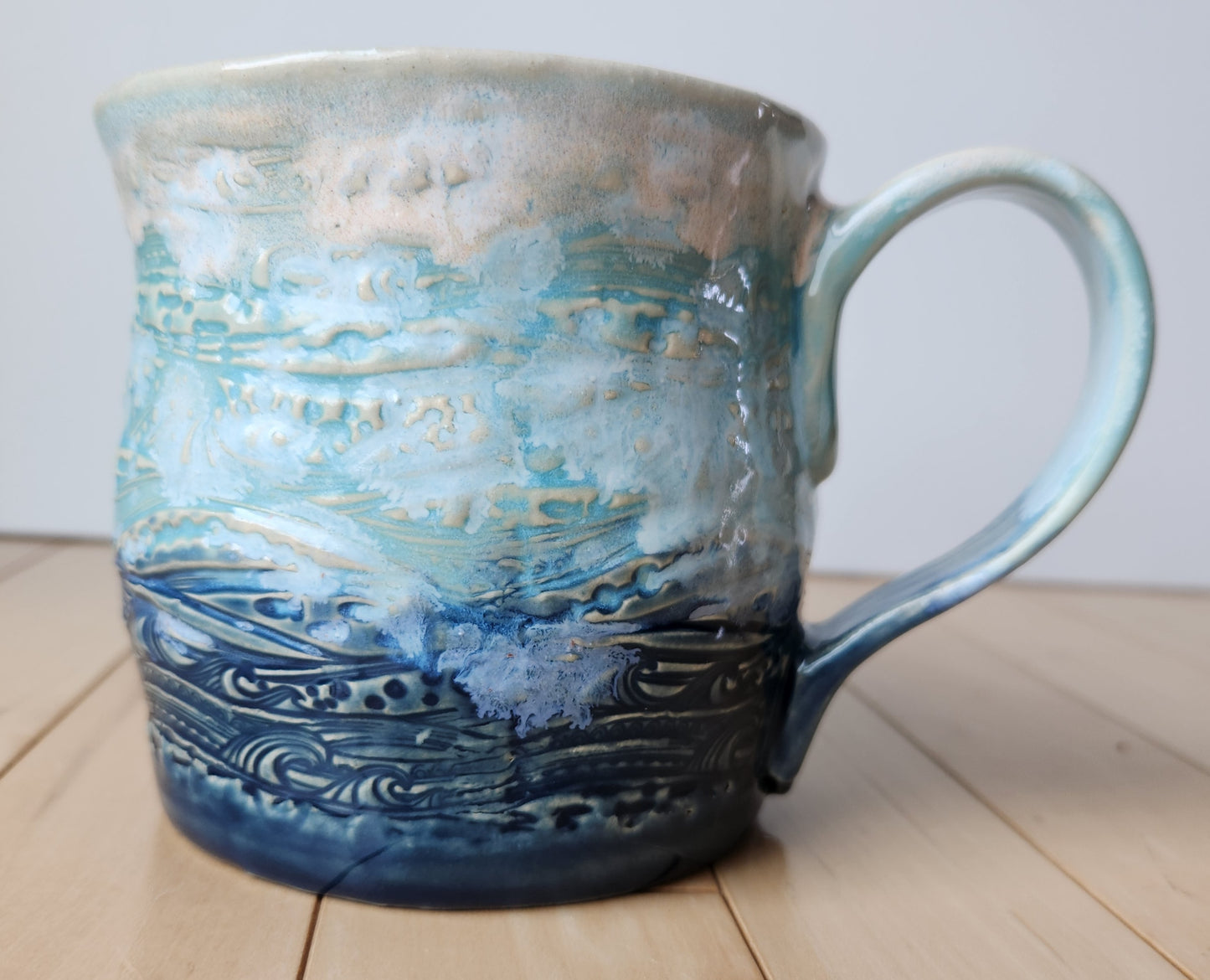 Mug Medium(Hand-built Waves)