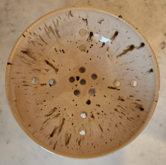 Berry Bowl w/ Base S/M (River Birch/Terrazzo)