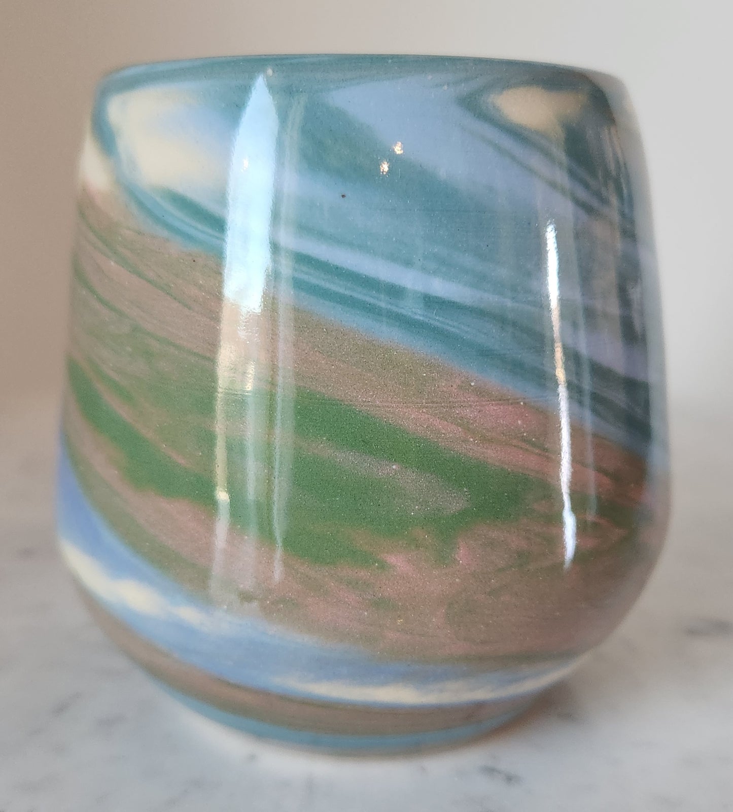 Wine Glass (Marbled)