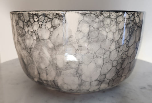 Planter L (Black Bubble) - P008