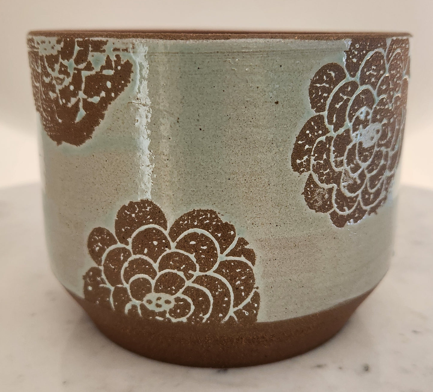 Planter M (Art Deco Green) - P007