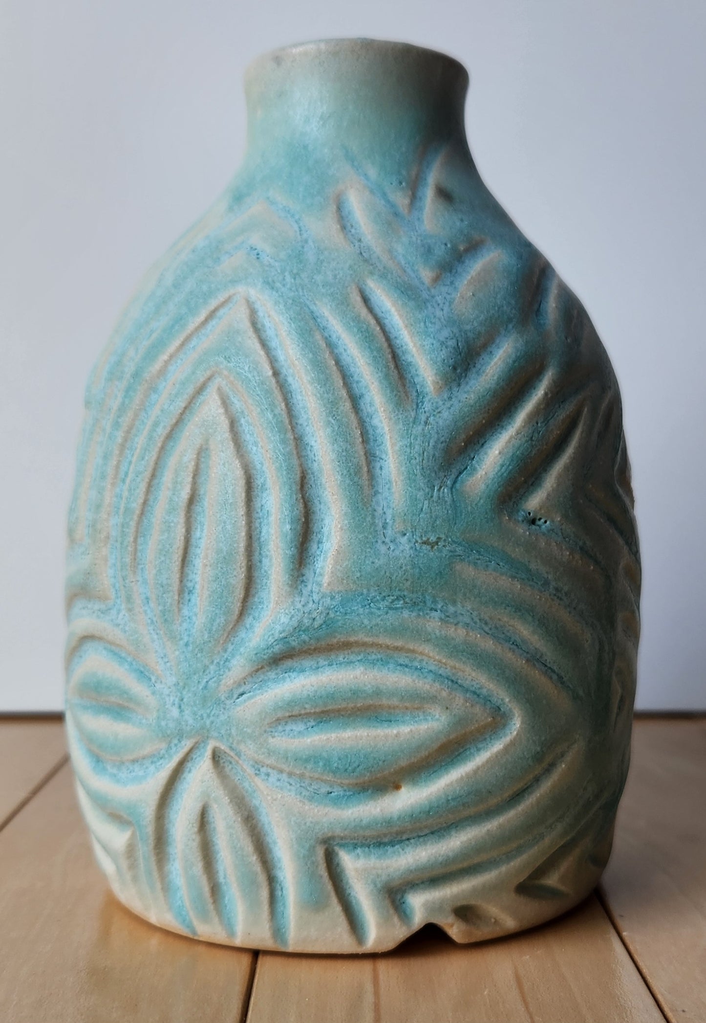 carved vase