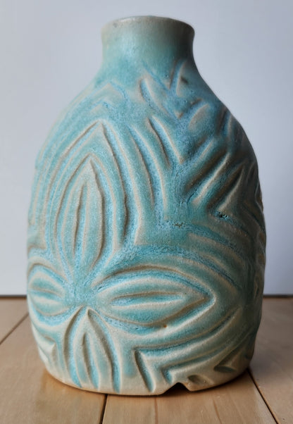 carved vase