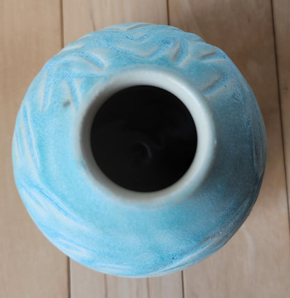 carved vase