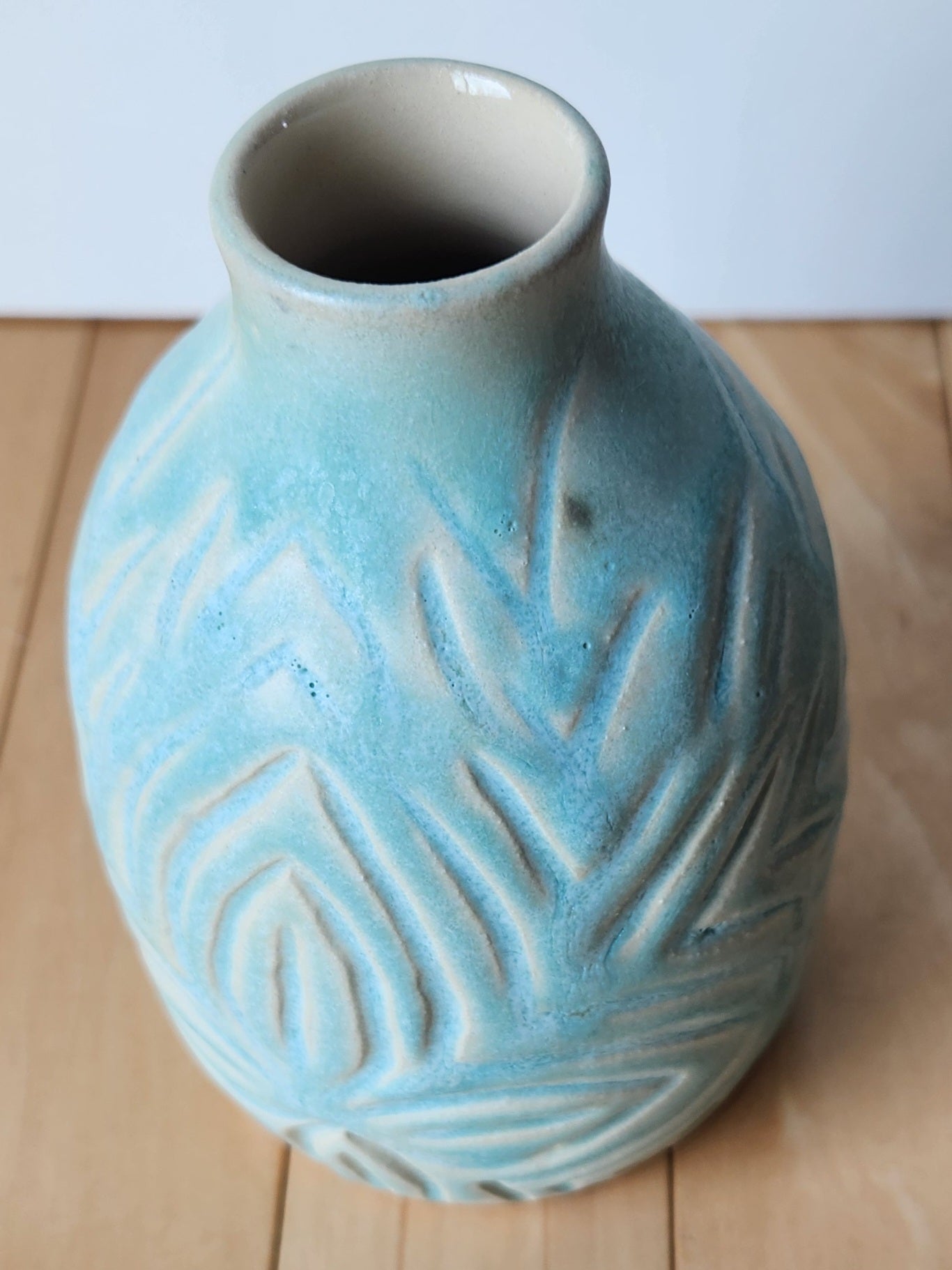 carved vase